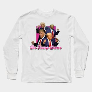 retro vintage / trump dance Long Sleeve T-Shirt